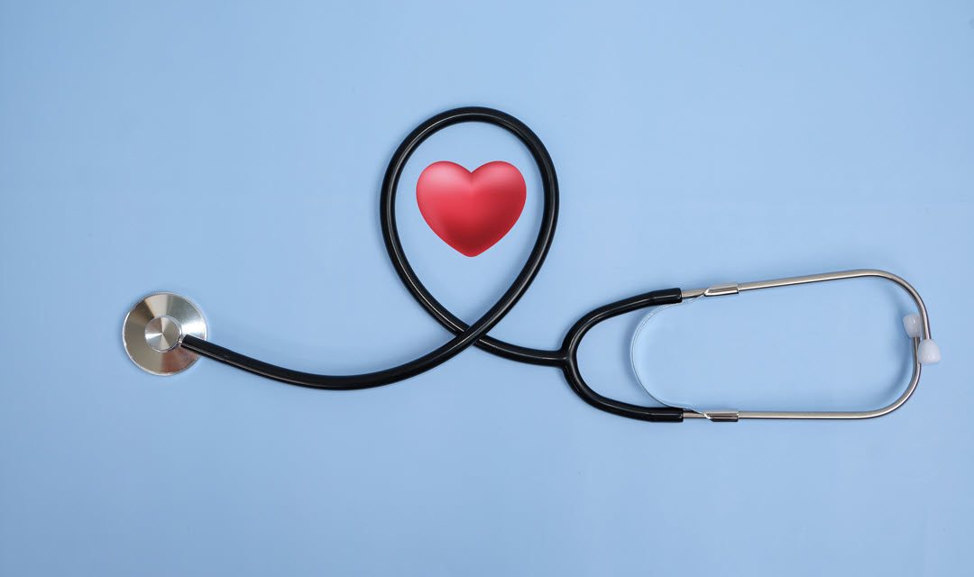 Stethoscope with heart